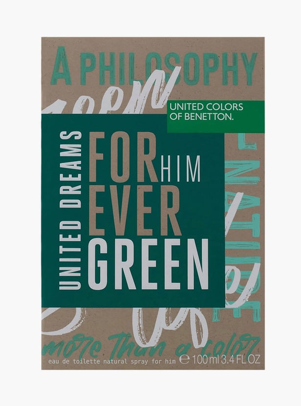 UNITED COLORS OF BENETTON United Dreams Forever Green Eau de Toilette - 100ml