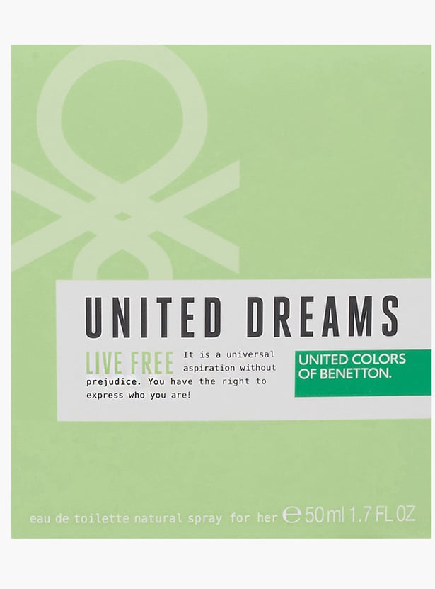UNITED COLORS OF BENETTON United Dreams Live Free Eau de Toilette - 50ml