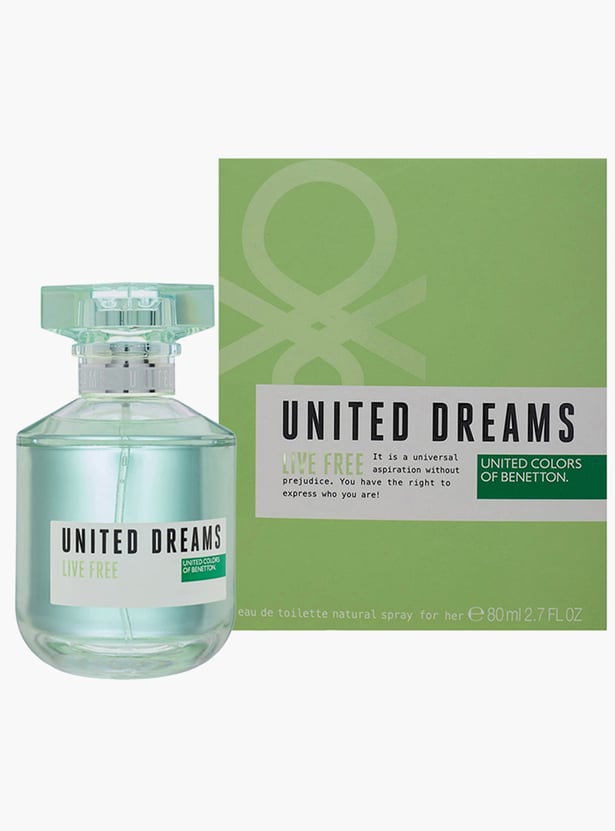 UNITED COLORS OF BENETTON United Dreams Live Free Eau de Toilette - 80ml