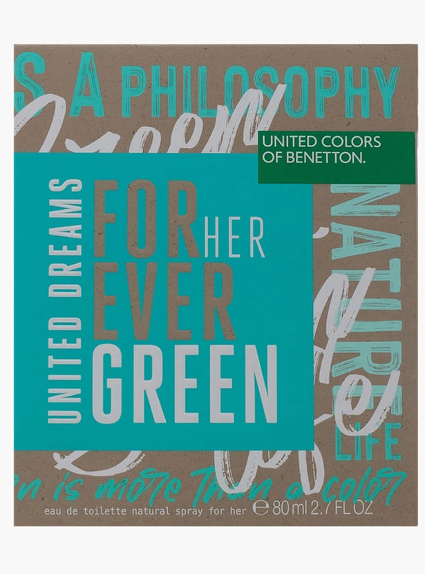 UNITED COLORS OF BENETTON United Dreams Forever Green Eau de Toilette - 80ml