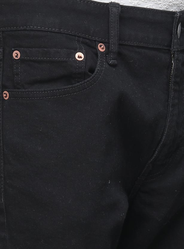 AMERICAN EAGLE Solid Slim Straight Jeans