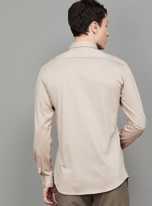 VAN HEUSEN Solid Slim Fit Formal Shirt