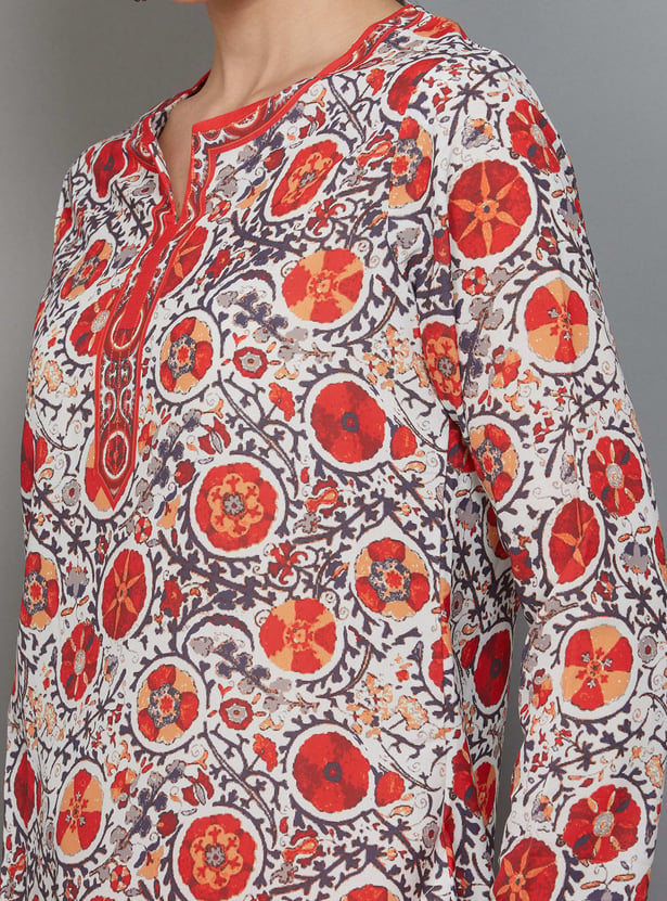 BIBA Printed Straight Kurti