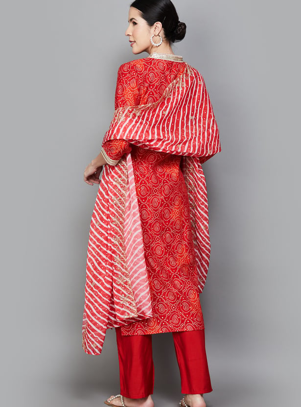 LIBAS Printed Straight Kurta Set
