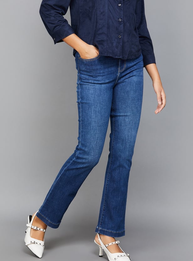 XPOSE Washed Bootcut Jeans