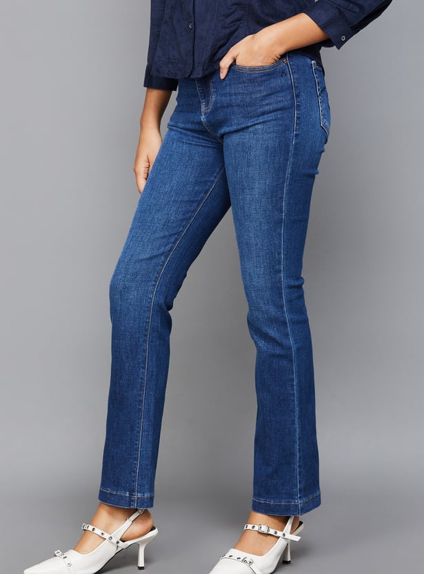XPOSE Washed Bootcut Jeans