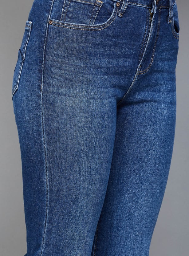 XPOSE Washed Bootcut Jeans