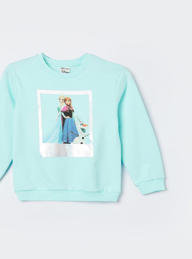 FAME FOREVER Girls Frozen Print Sweatshirt
