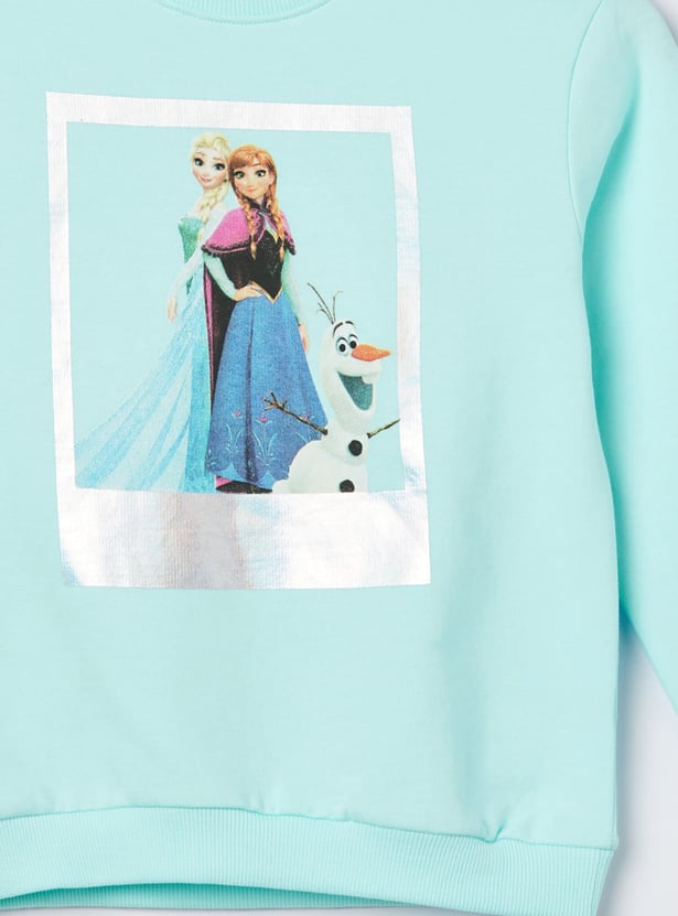 FAME FOREVER Girls Frozen Print Sweatshirt
