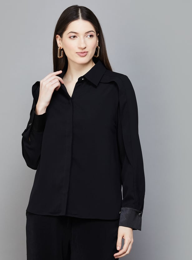 VAN HEUSEN Solid Shirt