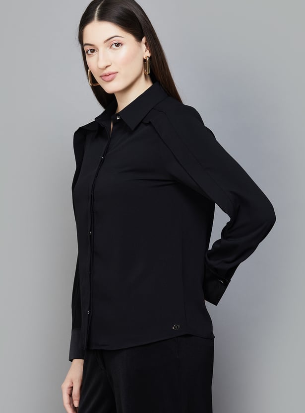 VAN HEUSEN Solid Shirt