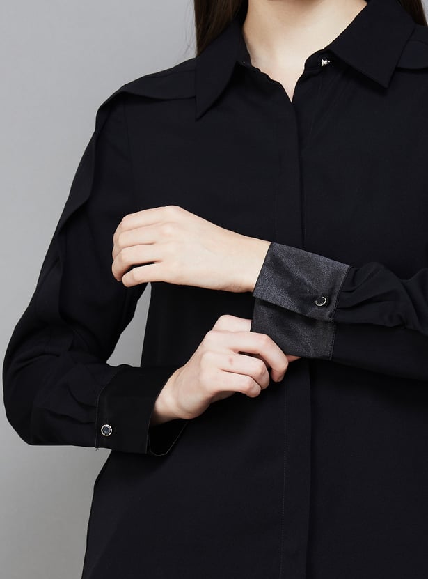 VAN HEUSEN Solid Shirt