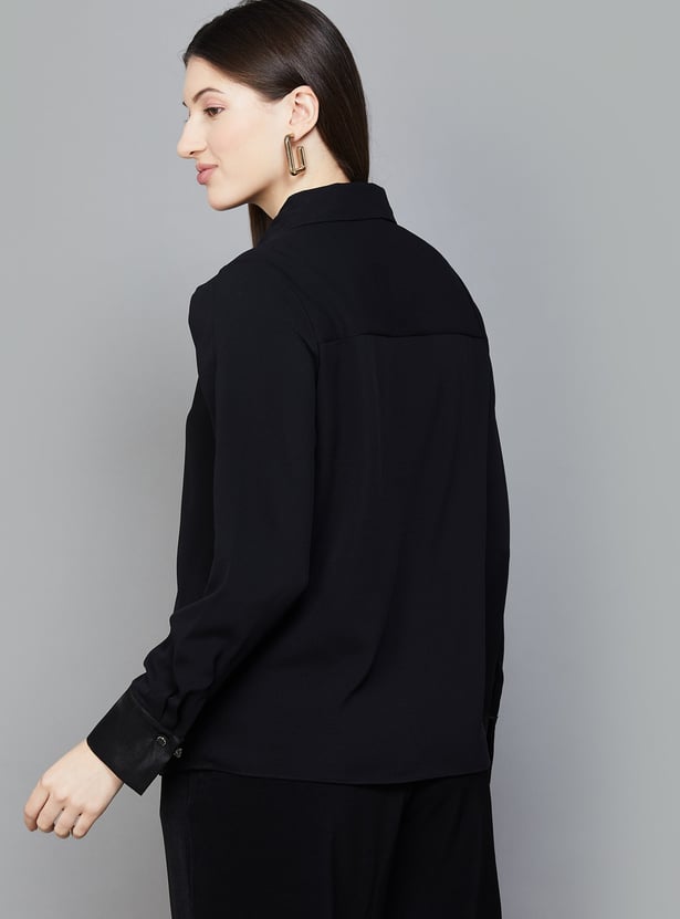 VAN HEUSEN Solid Shirt