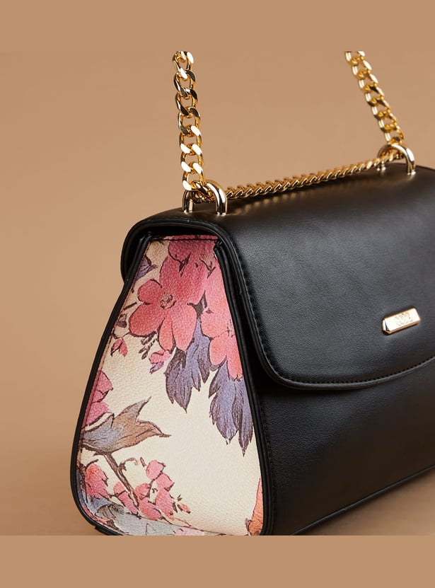 CODE Floral Print Sling Bag