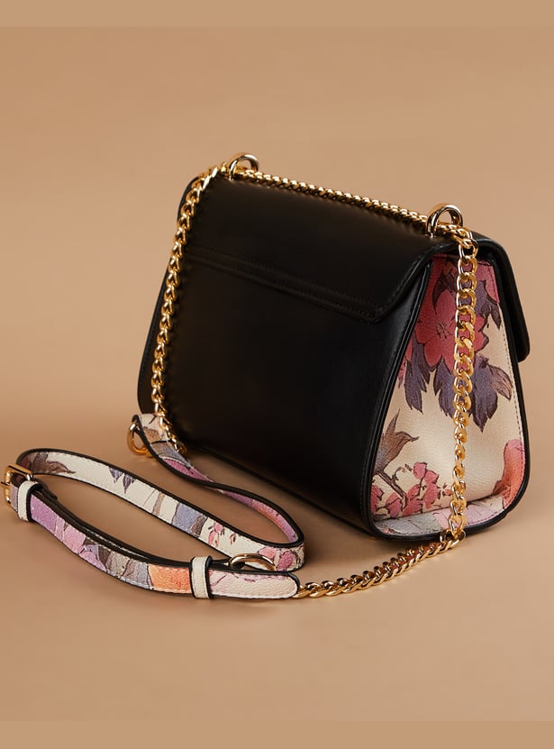 CODE Floral Print Sling Bag
