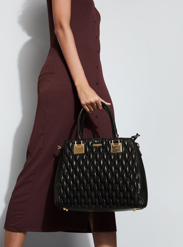 CODE Quilted Handheld Bag