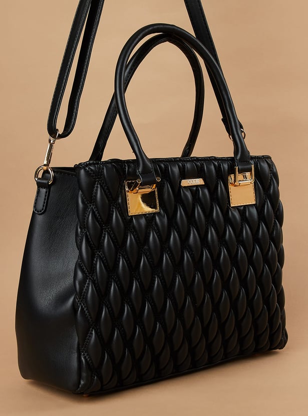 CODE Quilted Handheld Bag