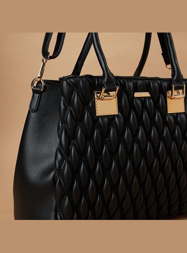 CODE Quilted Handheld Bag
