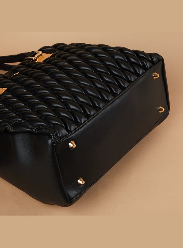 CODE Quilted Handheld Bag