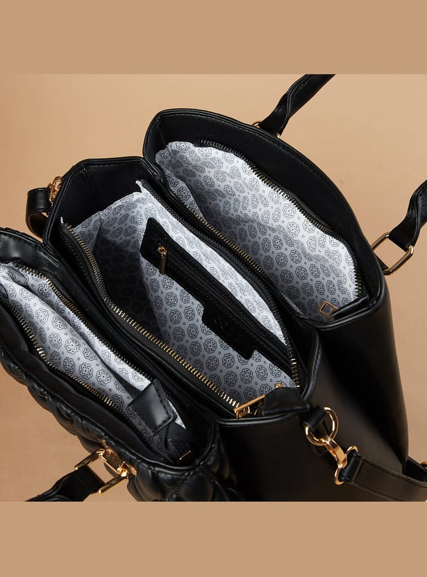 CODE Quilted Handheld Bag