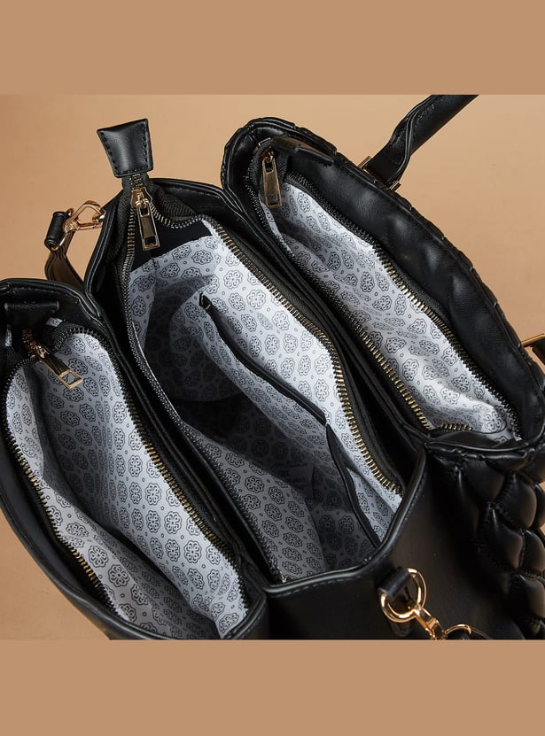 CODE Quilted Handheld Bag