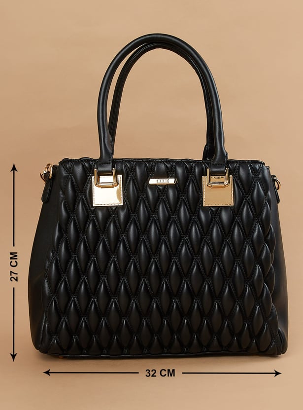 CODE Quilted Handheld Bag