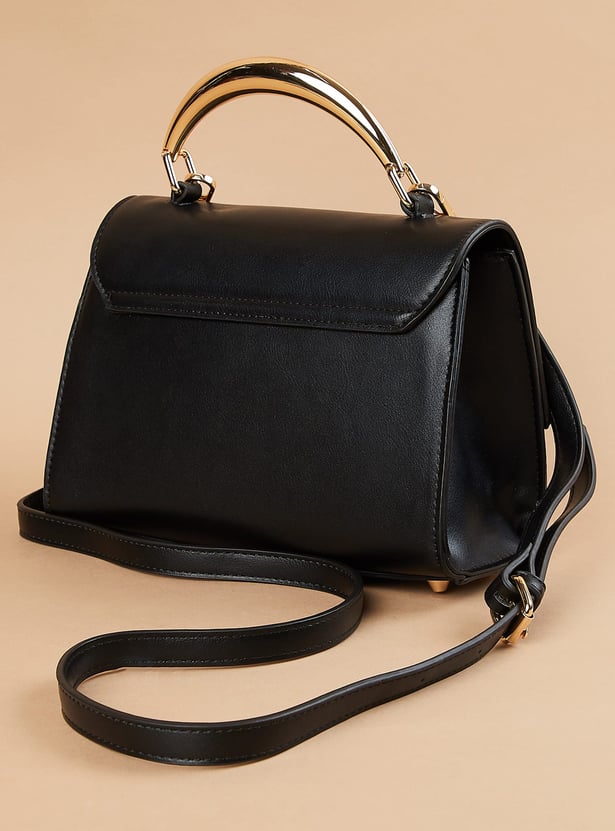 CODE Metal Accent Handheld Bag