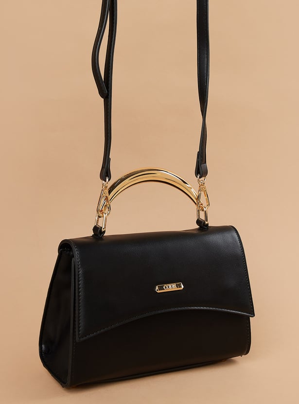 CODE Metal Accent Handheld Bag