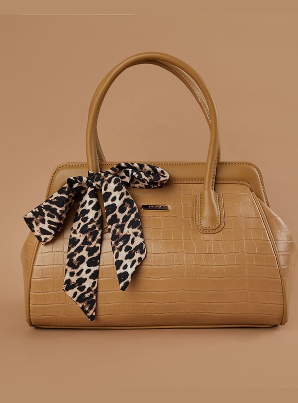 CODE Croc Embossed Handheld Bag