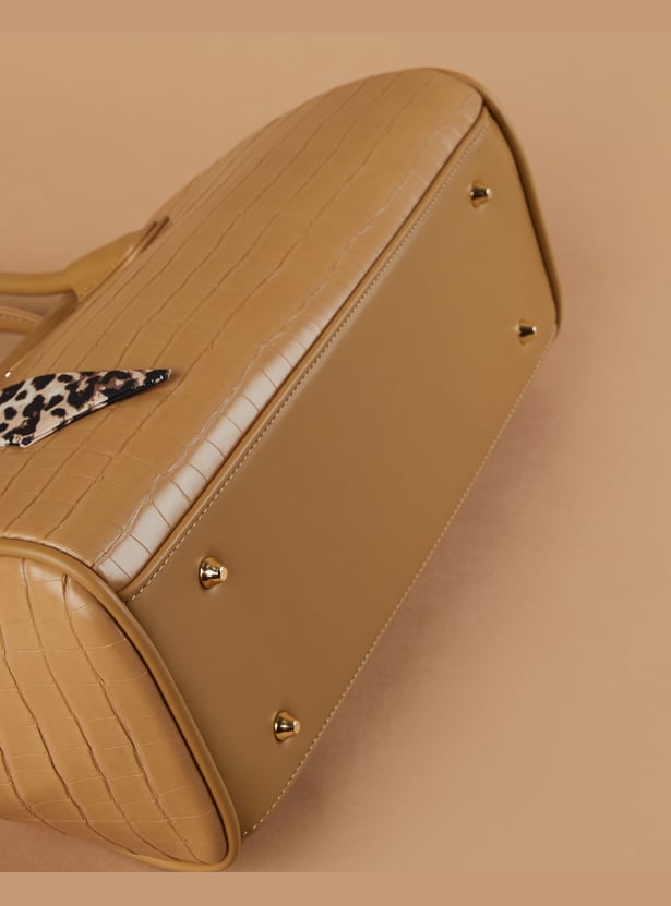 CODE Croc Embossed Handheld Bag