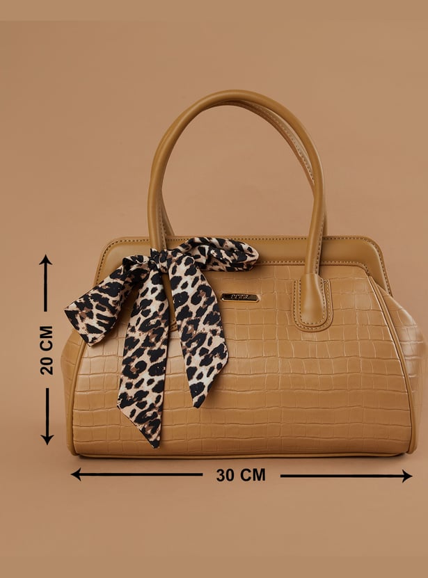 CODE Croc Embossed Handheld Bag