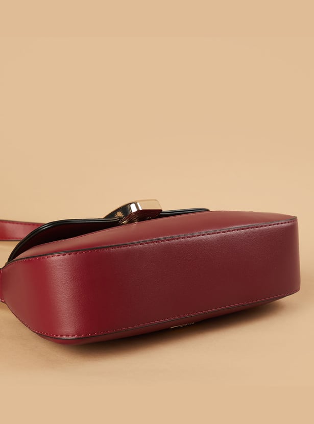 GINGER Shoulder Bag with Metallic Accent