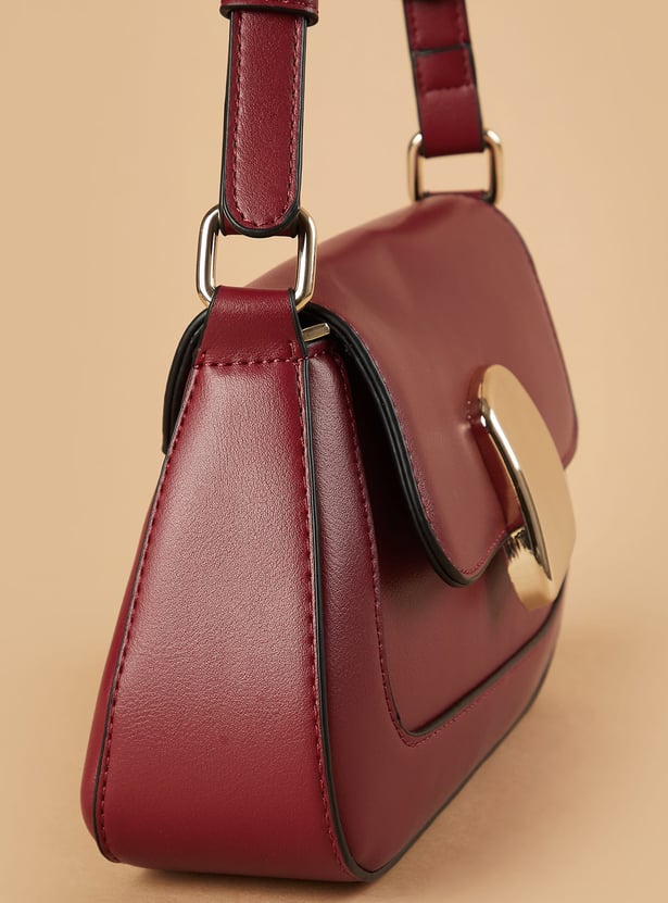 GINGER Shoulder Bag with Metallic Accent