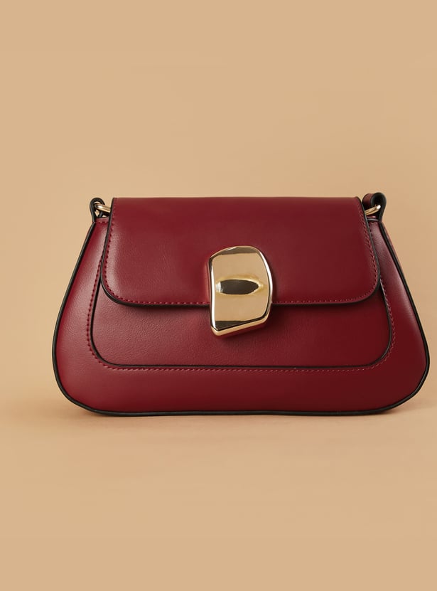 GINGER Shoulder Bag with Metallic Accent