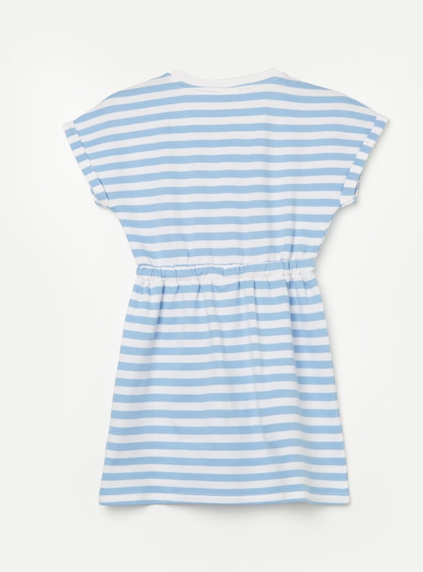 FAME FOREVER Girls Hello Kitty Fit & Flare Dress