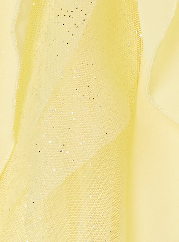 FAME FOREVER Girls Ruffle Detail A-line Dress