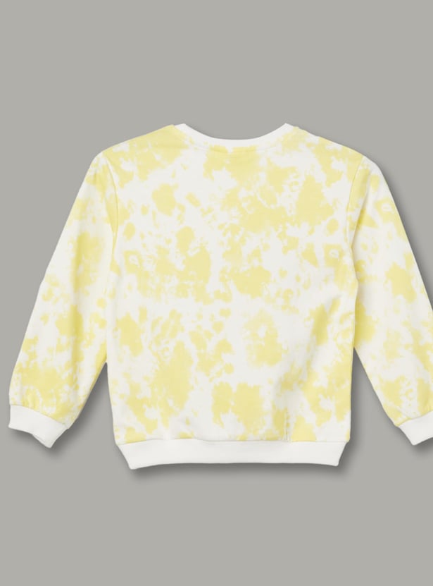 FAME FOREVER Girls Tie Dye Sweatshirt