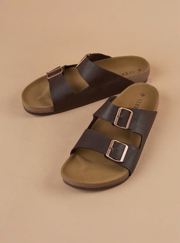 CODE Buckled Slippers