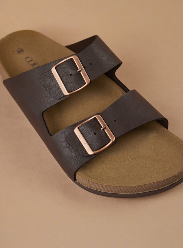 CODE Buckled Slippers