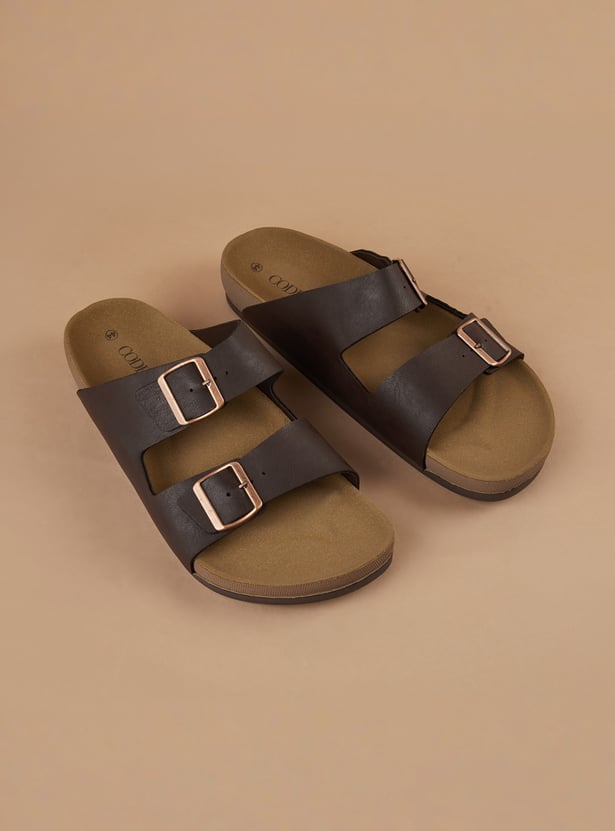 CODE Buckled Slippers