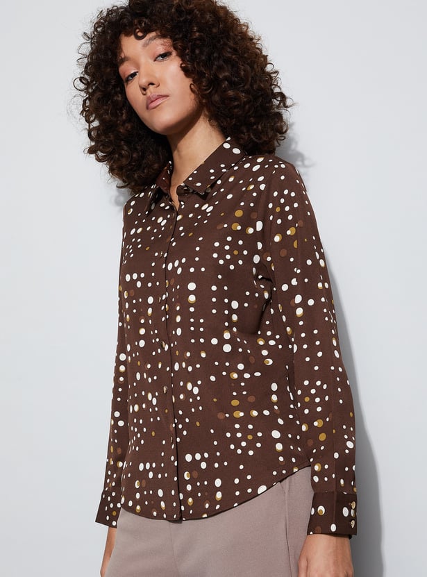 CODE Circle Print Shirt