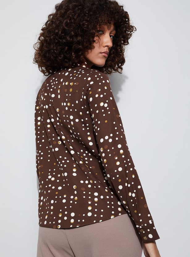 CODE Circle Print Shirt