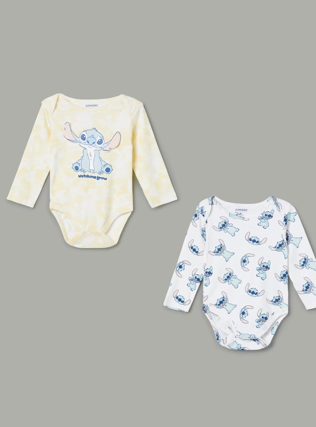 JUNIOR BABY Boys Snitch Bodysuit - Pack of 2