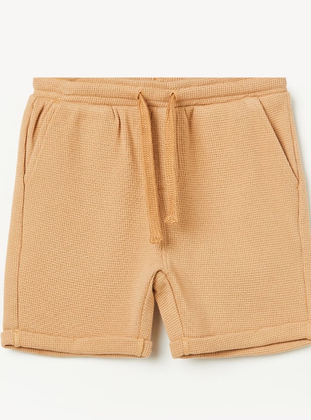 JUNIORS Boys Textured Shorts