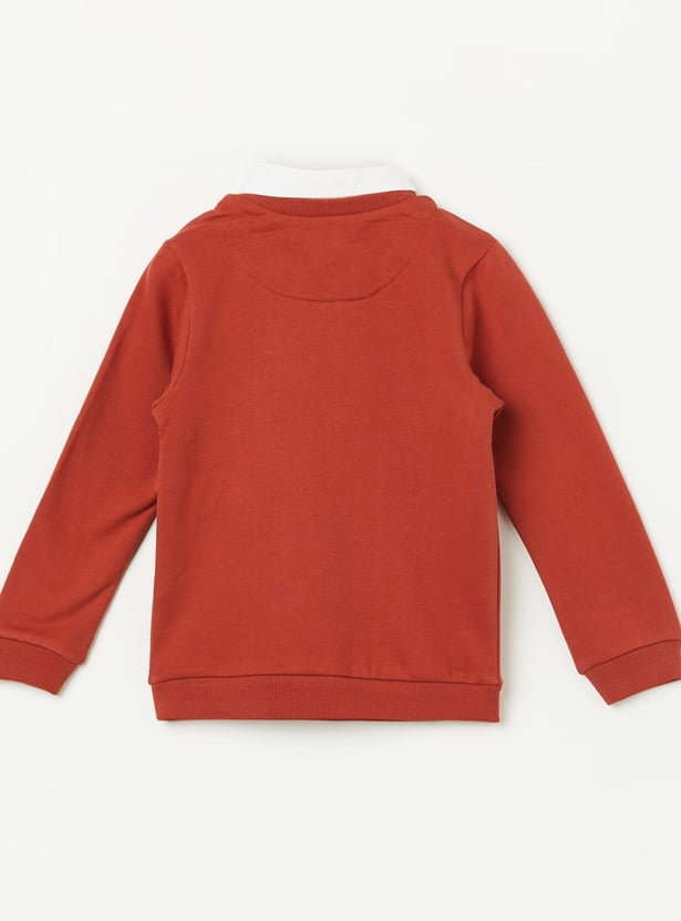 JUNIORS Boys Embroidered Sweatshirt