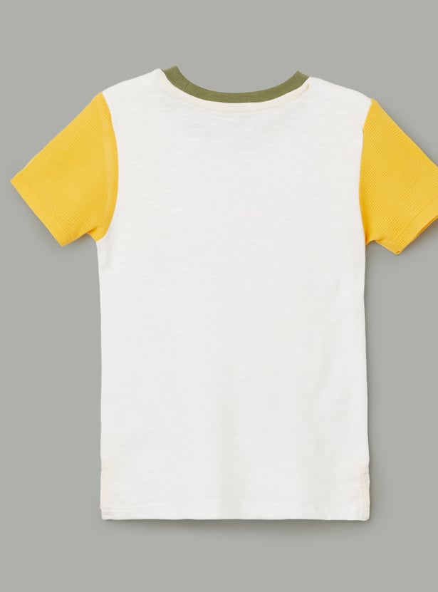 JUNIORS Boys Applique T-shirt