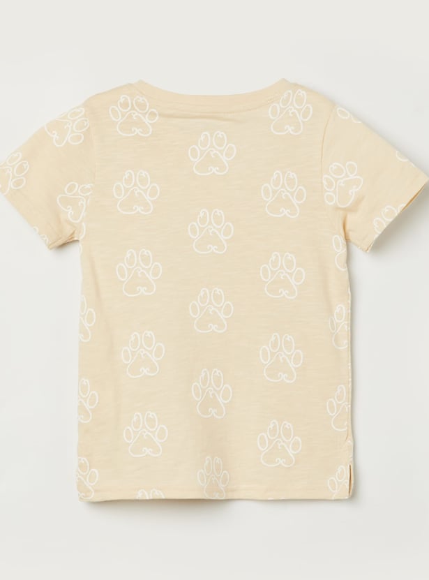 JUNIORS Boys Printed T-shirt with Shorts