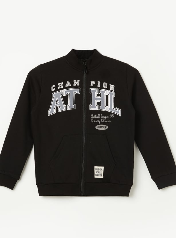 FAME FOREVER Boys Embroidered Sweatshirt