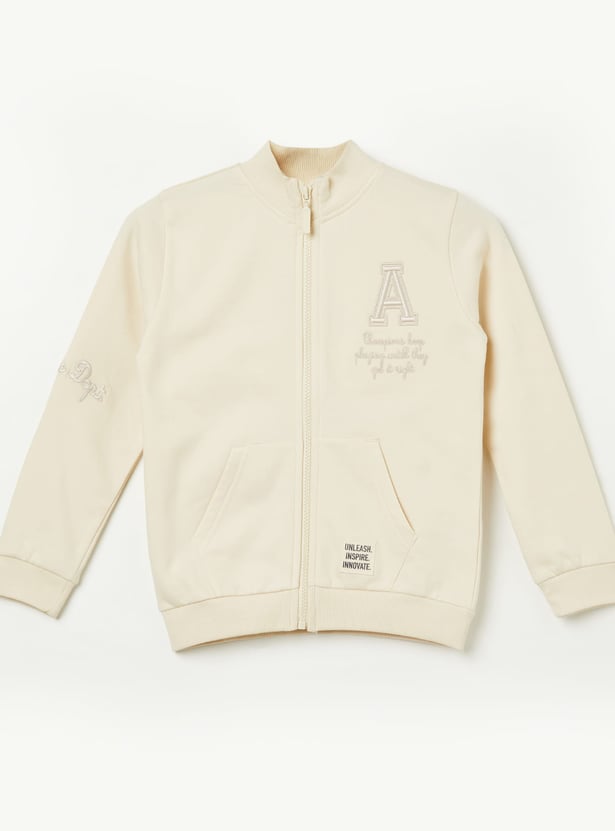 FAME FOREVER Boys Embroidered Sweatshirt