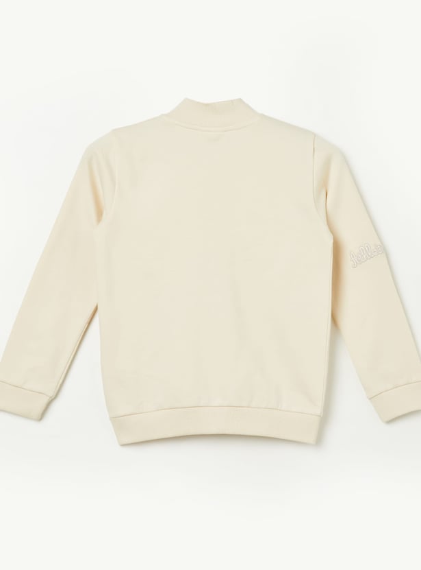 FAME FOREVER Boys Embroidered Sweatshirt